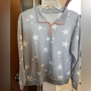 Brand new never worn! Quarter zip star pullover size small